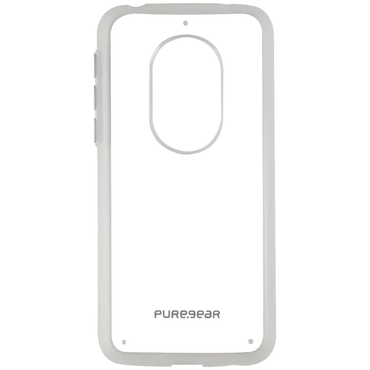 PureGear Slim Shell Series Hard Case for Motorola Moto G7 Play - Clear/Frost