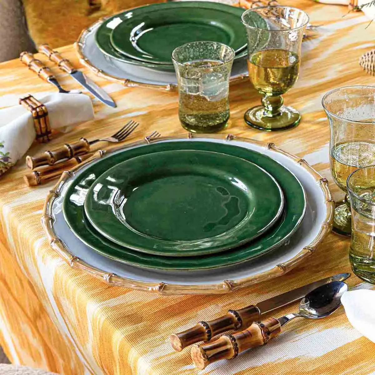 Puro 16pc Place Setting - Basil