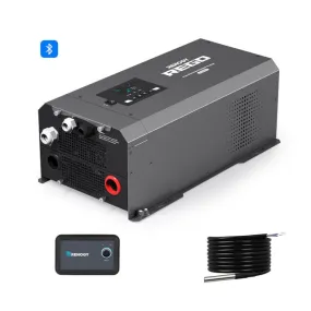 Renogy 12V 3000W power frequency inverter charger, adjustable from 100 to 120Vac