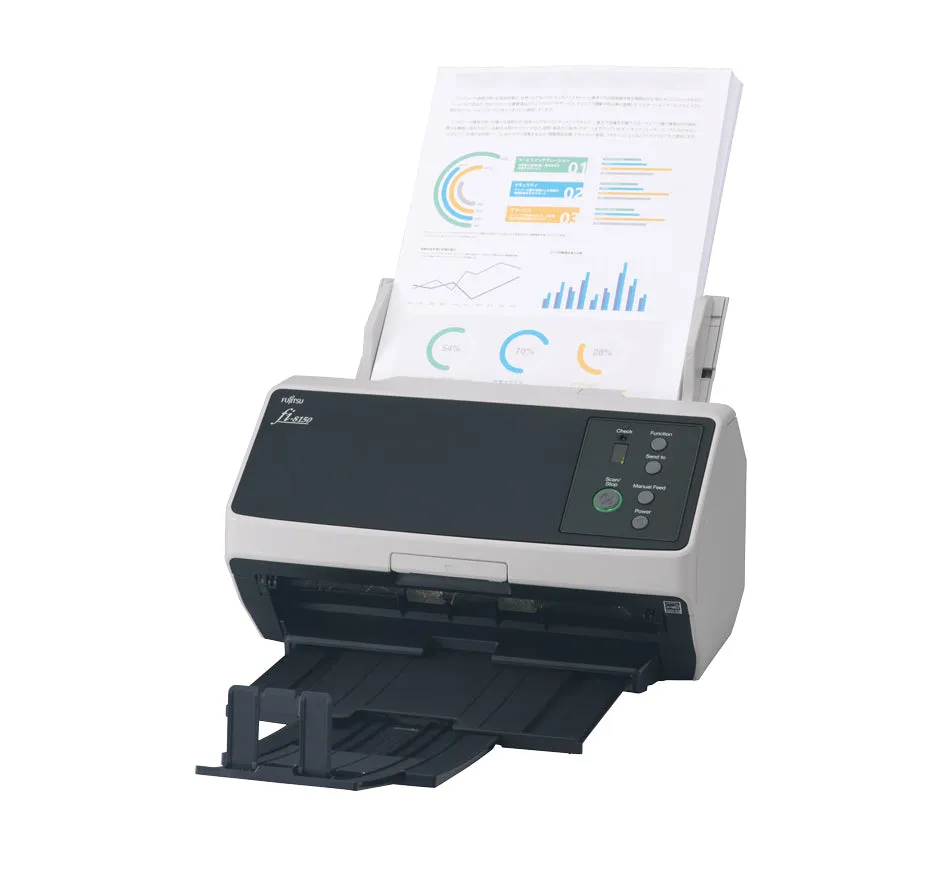 Ricoh Fi-8150 - Document Scanner - Desktop - Gigabit Lan, Usb 3.2 Gen 1