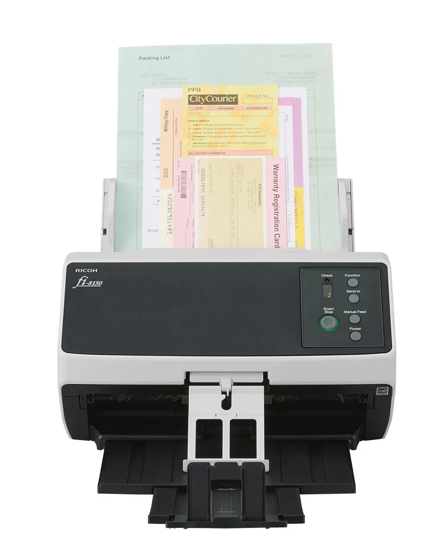 Ricoh Fi-8150 Fi 8150 Fi8150- Document Scanner - Dual Cis - Duplex - 216 X 355.6 Mm - 600 Dpi X 600 Dpi - Up To 50 Ppm (