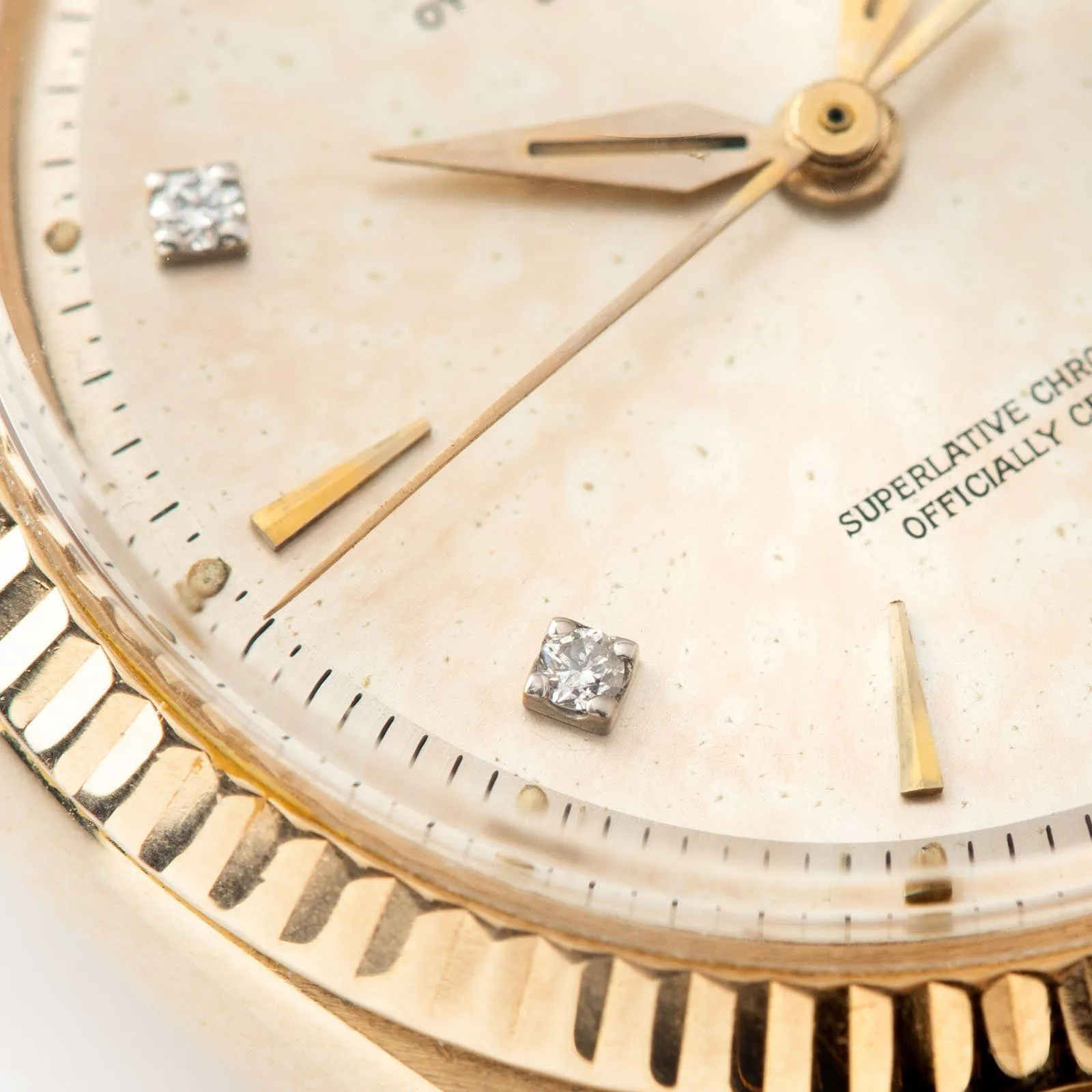 Rolex Datejust Pink Gold 1601 Pink Diamond Dial