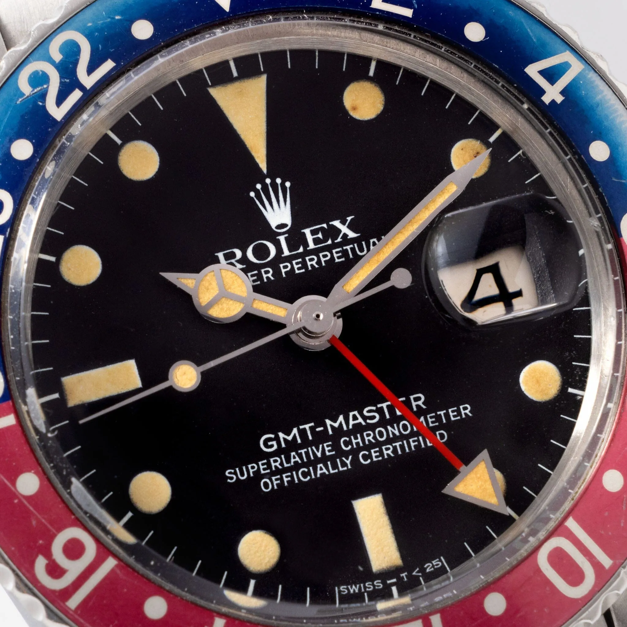 Rolex GMT-Master Pepsi Bezel Matte Dial Ref 16750