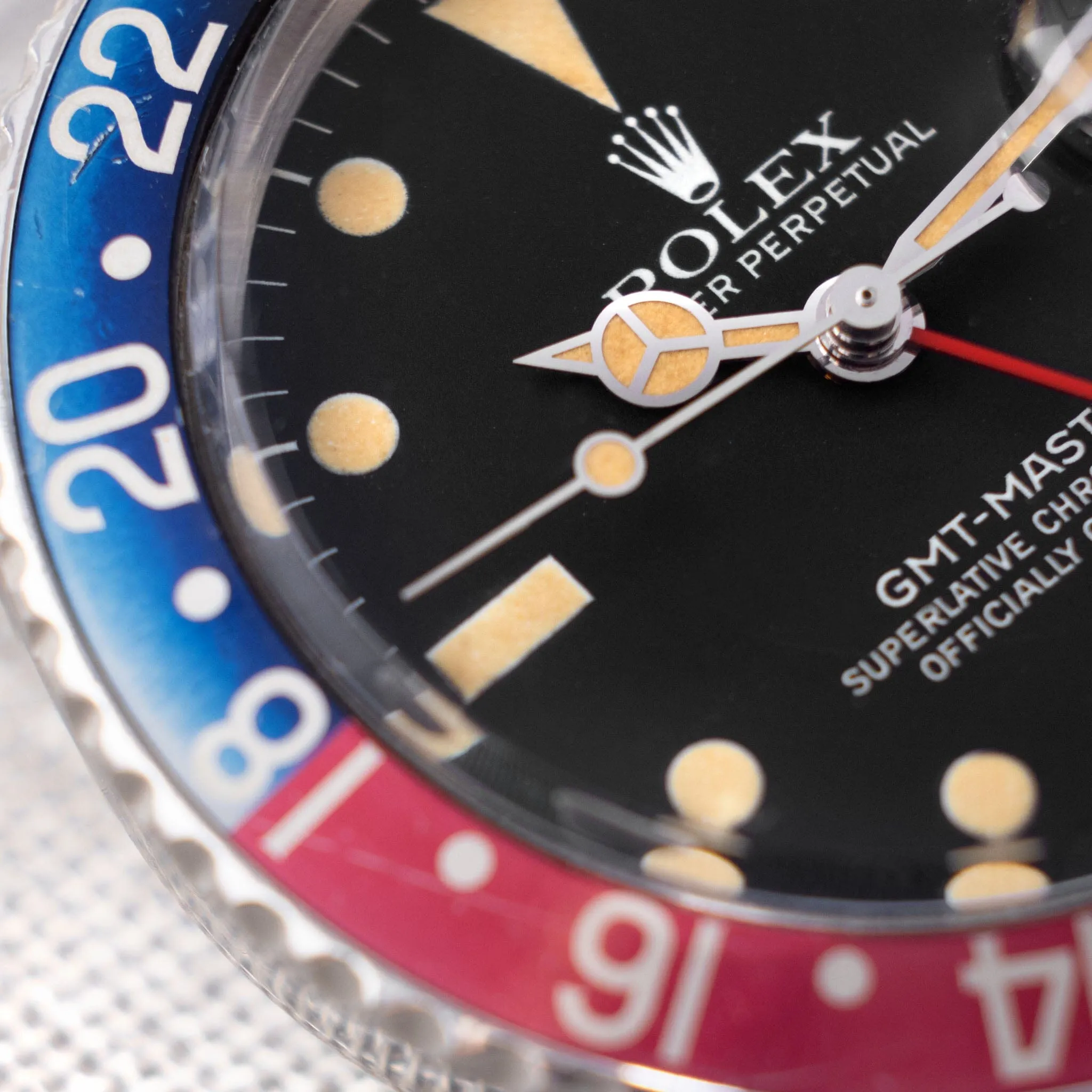 Rolex GMT-Master Pepsi Bezel Matte Dial Ref 16750