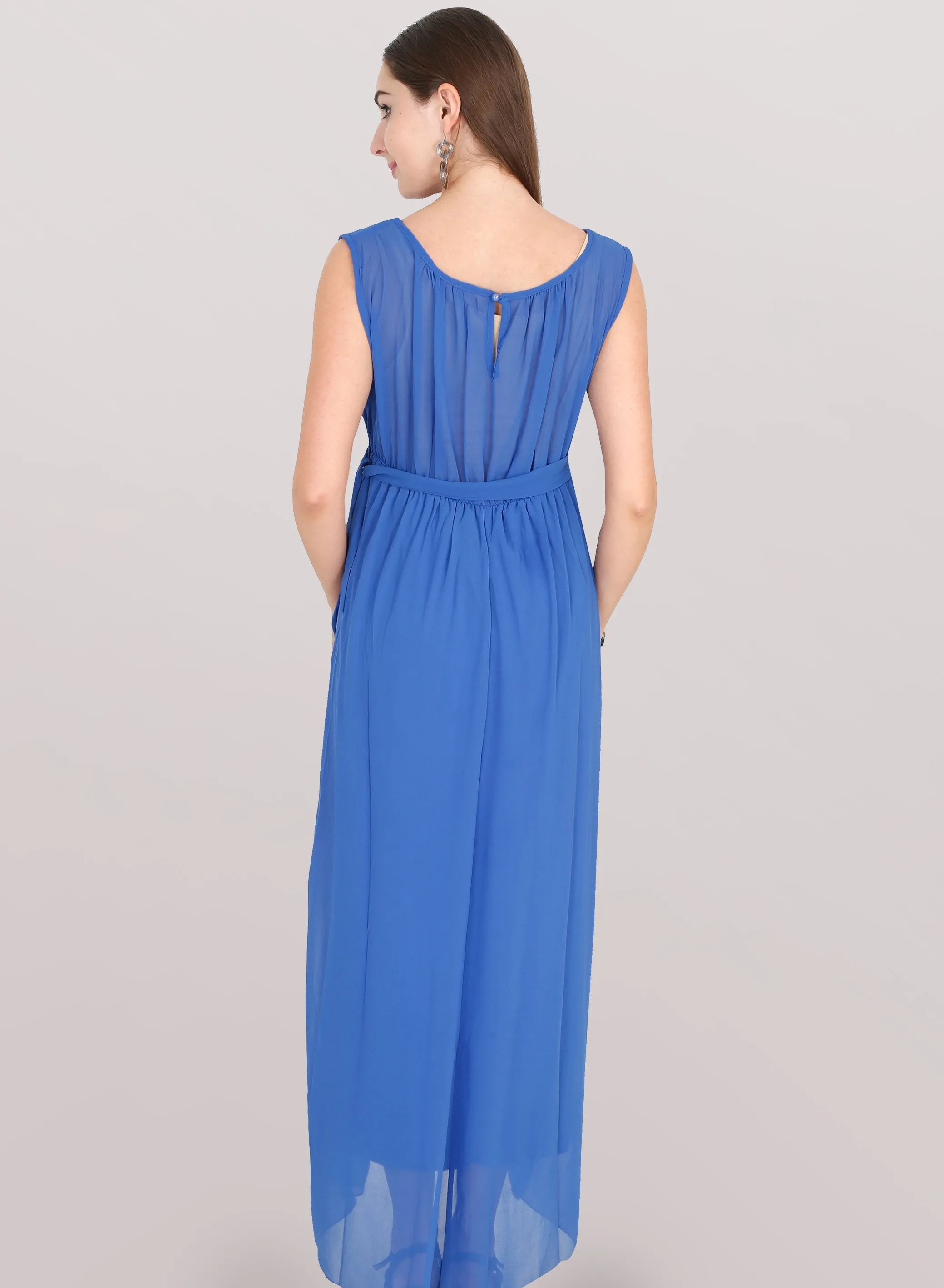 Royal Blue Maternity Dress