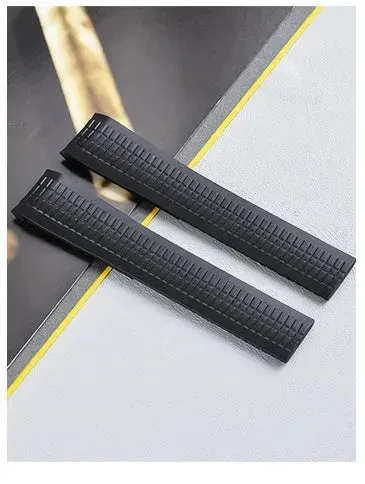 Rubber Watch Strap Baida ''silicone Strap 21mm Folding Buckle