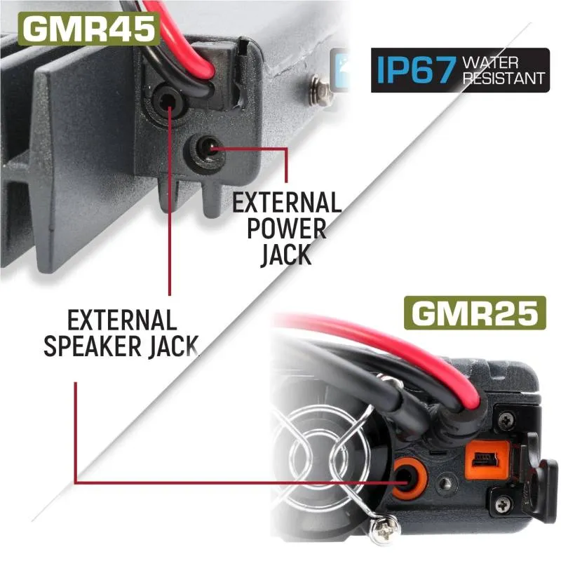 Rugged Radios Mercedes Sprinter Van Two-Way GMRS Mobile Radio Kit - 41 Watt - G1 Waterproof