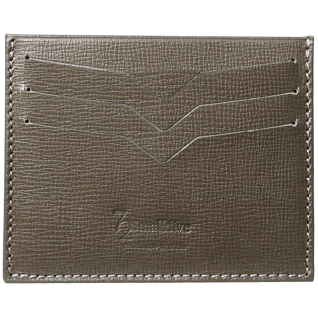 Saffiano Credit Card Wallet Olive