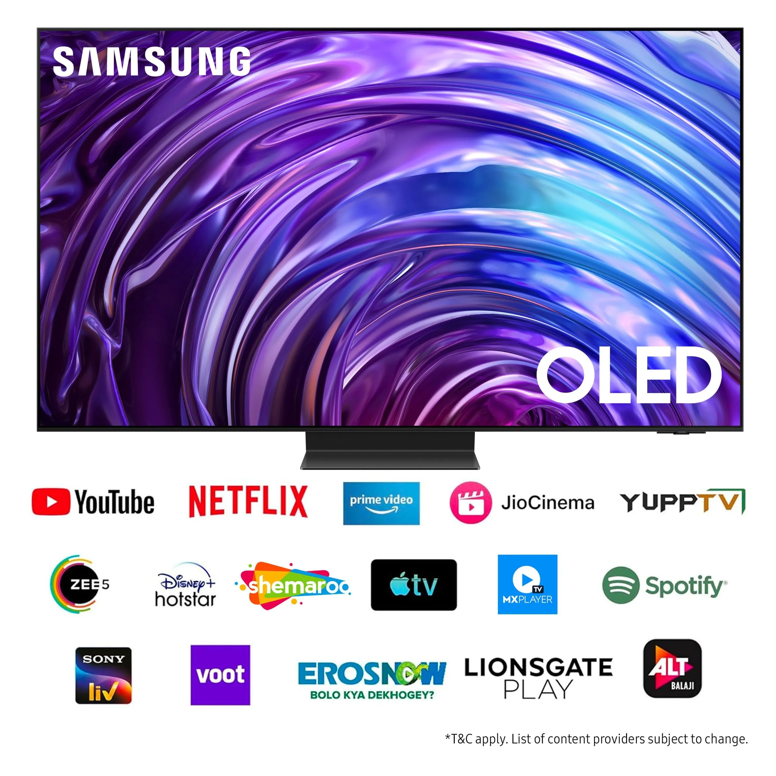 Samsung 163 cm (65 inches) 4K Ultra HD Smart OLED TV QA65S95DAULXL (Graphite Black)