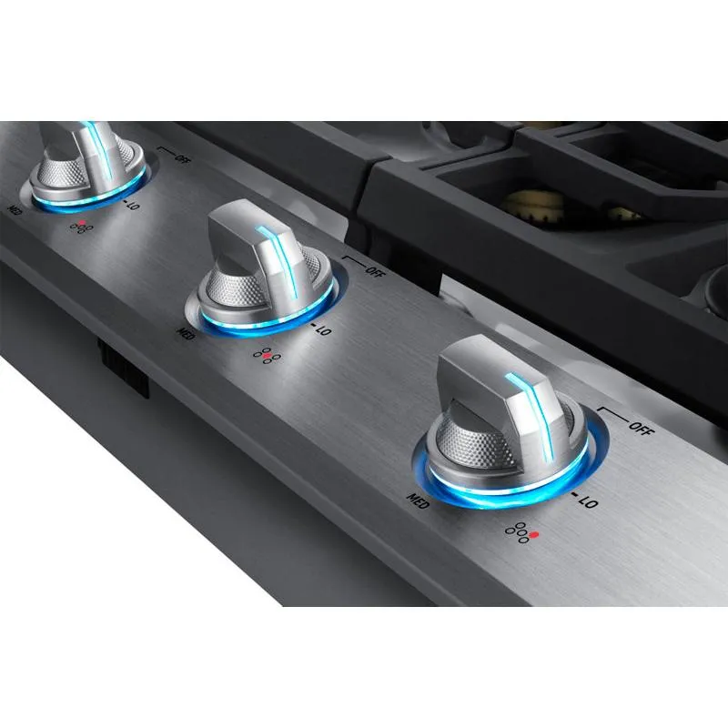 Samsung 36-inch Built-in Gas Cooktop with Wi-Fi and Bluetooth Connected NA36N7755TS/AA