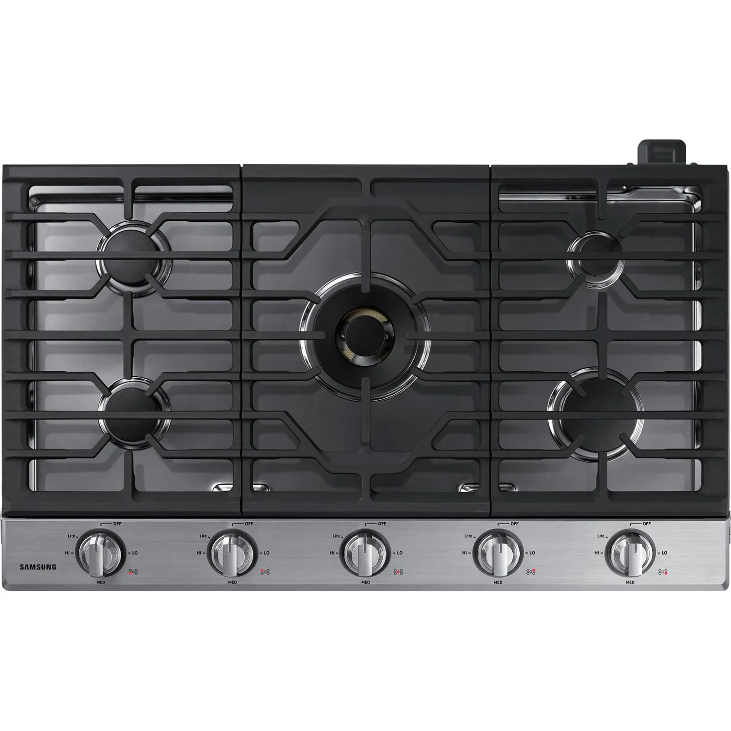 Samsung 36-inch Built-in Gas Cooktop with Wi-Fi and Bluetooth Connected NA36N7755TS/AA