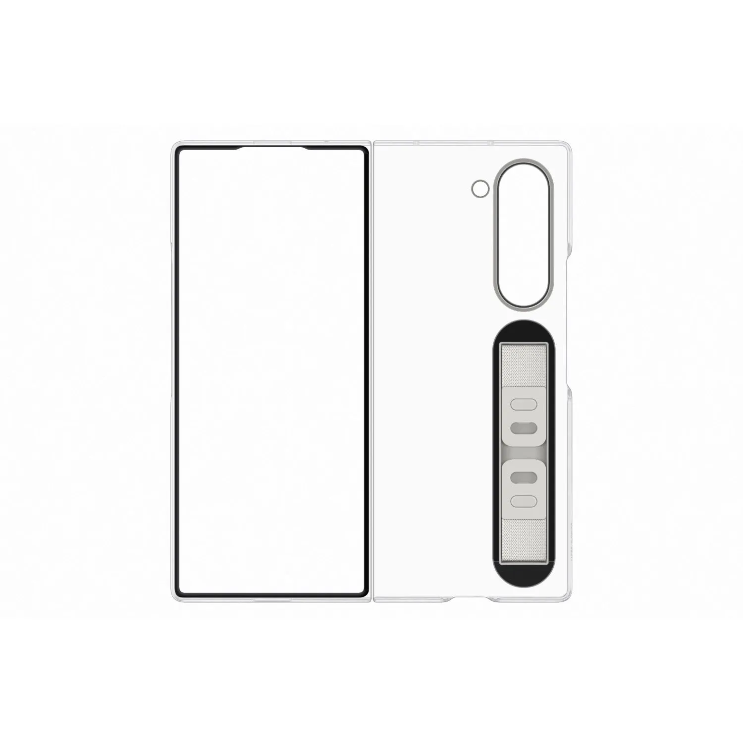 Samsung Clear Cover With Strap - Samsung Galaxy Z Fold6 - Clear (SAM-EF-QF956CT)