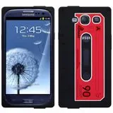 Samsung Galaxy S3 Cassette Design Silicone Case Black