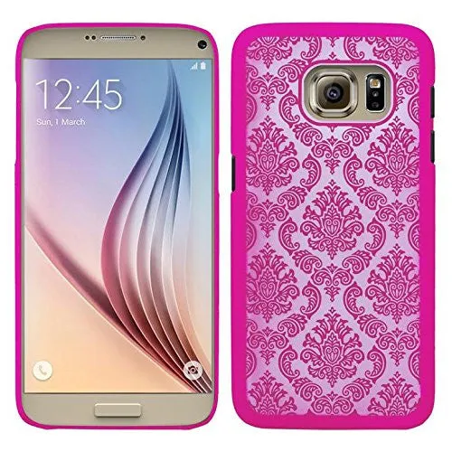 Samsung Galaxy S7 Damask Vintage Case, Ultra Slim Case Cover for Galaxy S7 - Hot Pink