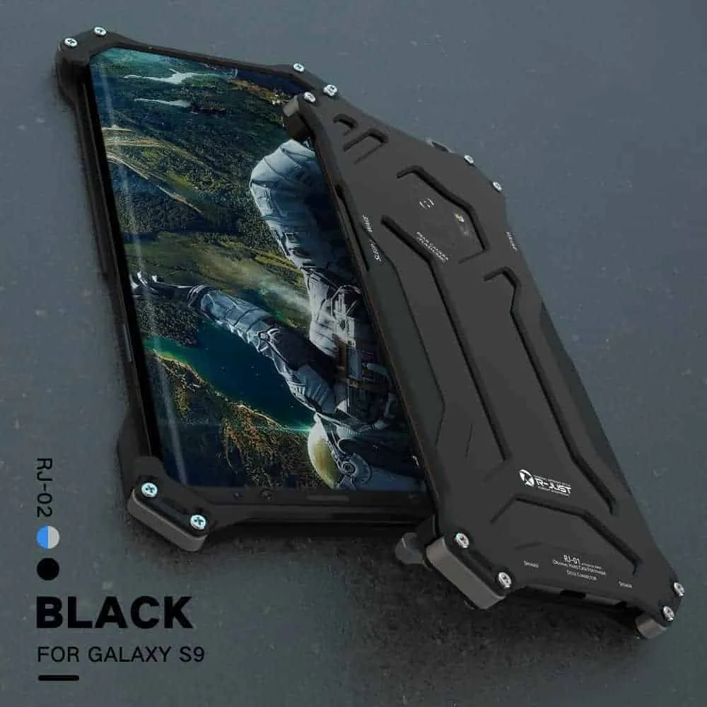 Samsung Galaxy S9 Plus Case Slim Aluminum Black