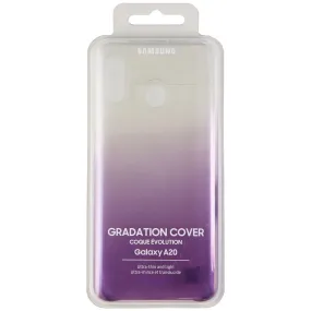 Samsung Gradation Cover Galaxy A20 - Violet (EF-AA205CVEGCA)