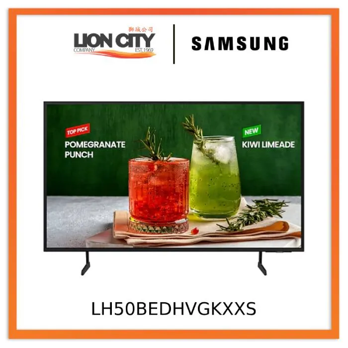 Samsung LH50BEDHVGKXXS 50" Business TV BE50D-H