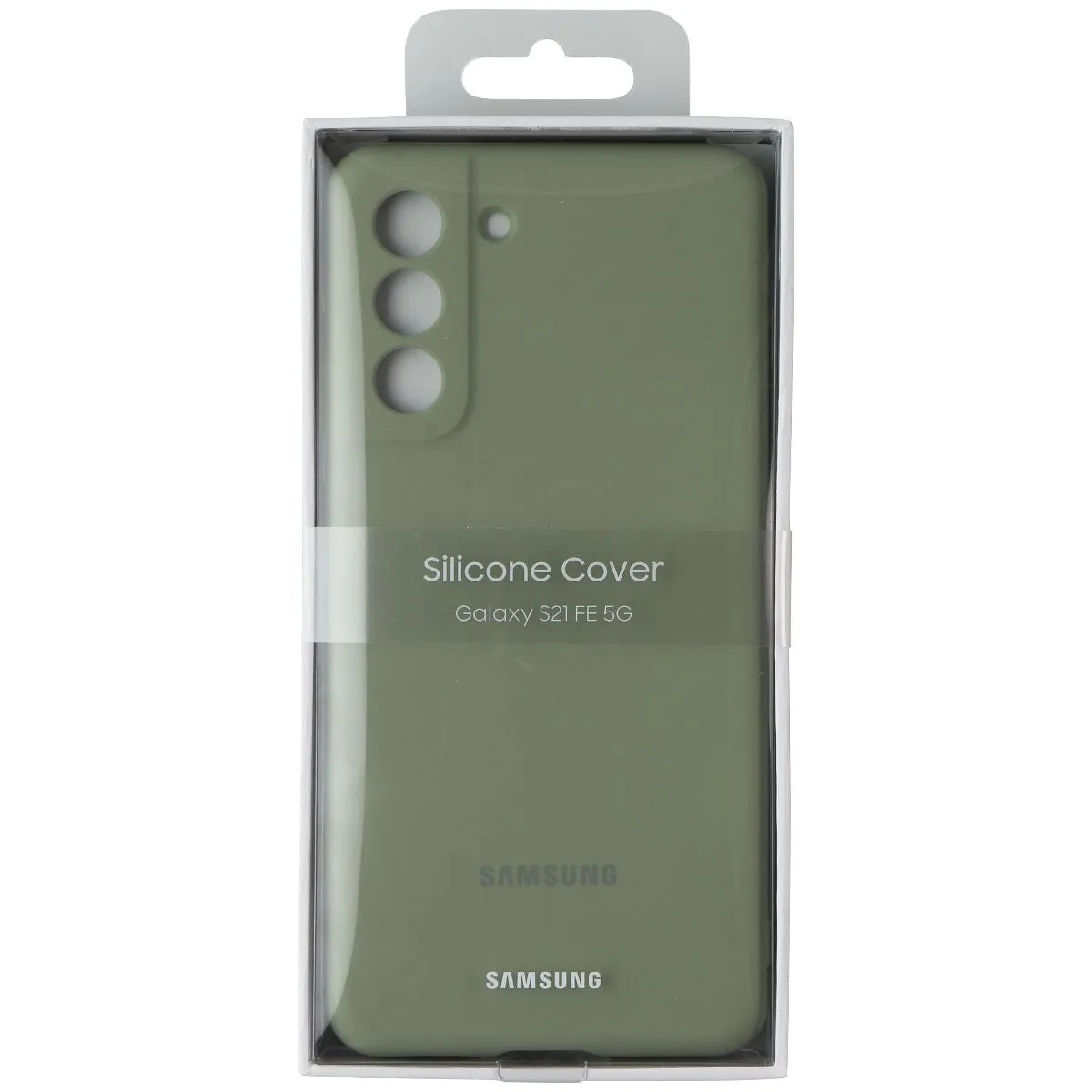 SAMSUNG Silicone Cover Case for Samsung Galaxy S21 FE 5G - Olive Green