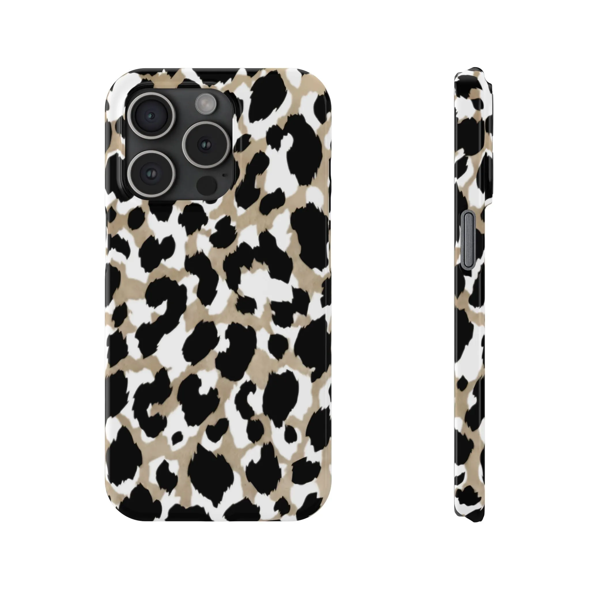 Savanna Noir Spots Slim iPhone Cases