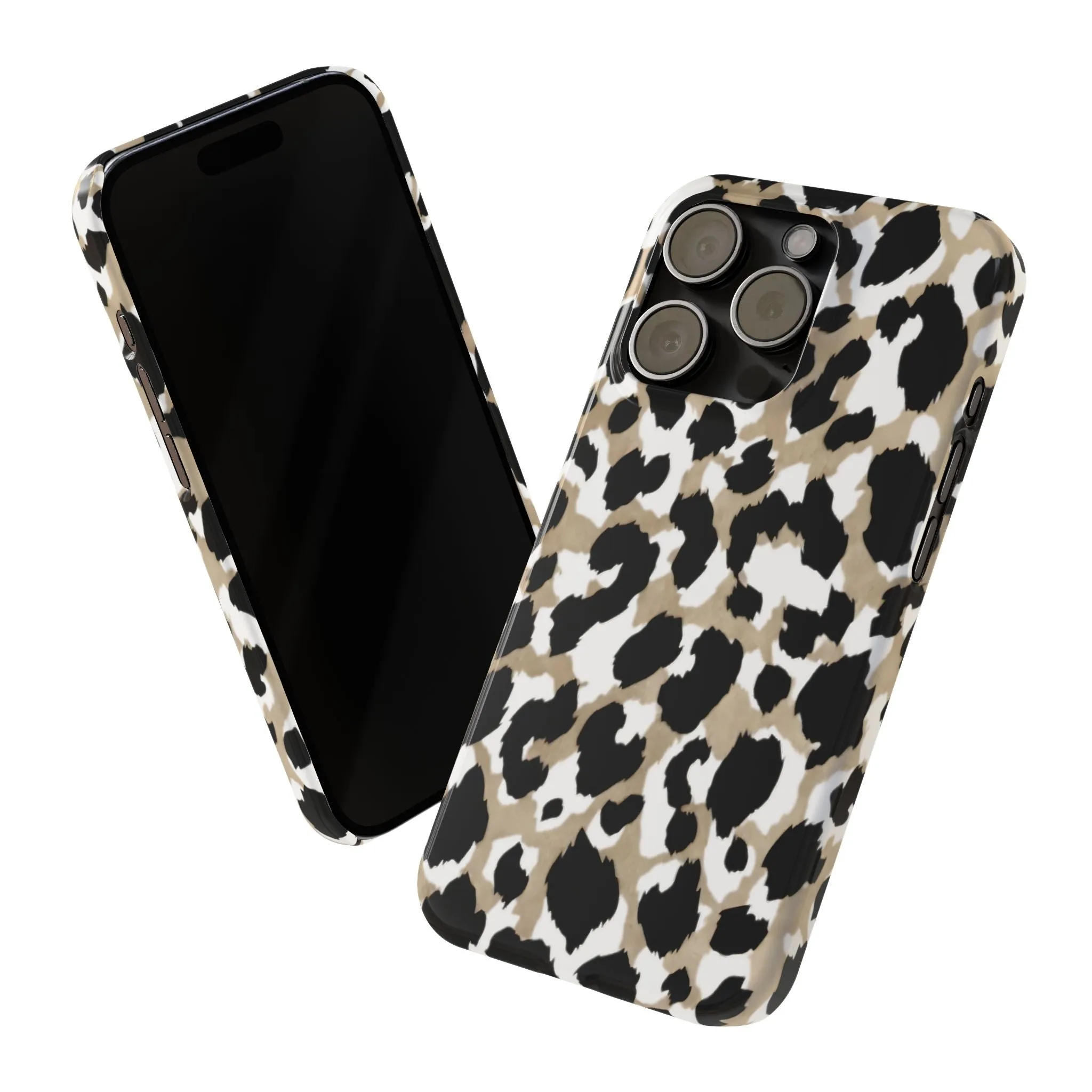 Savanna Noir Spots Slim iPhone Cases