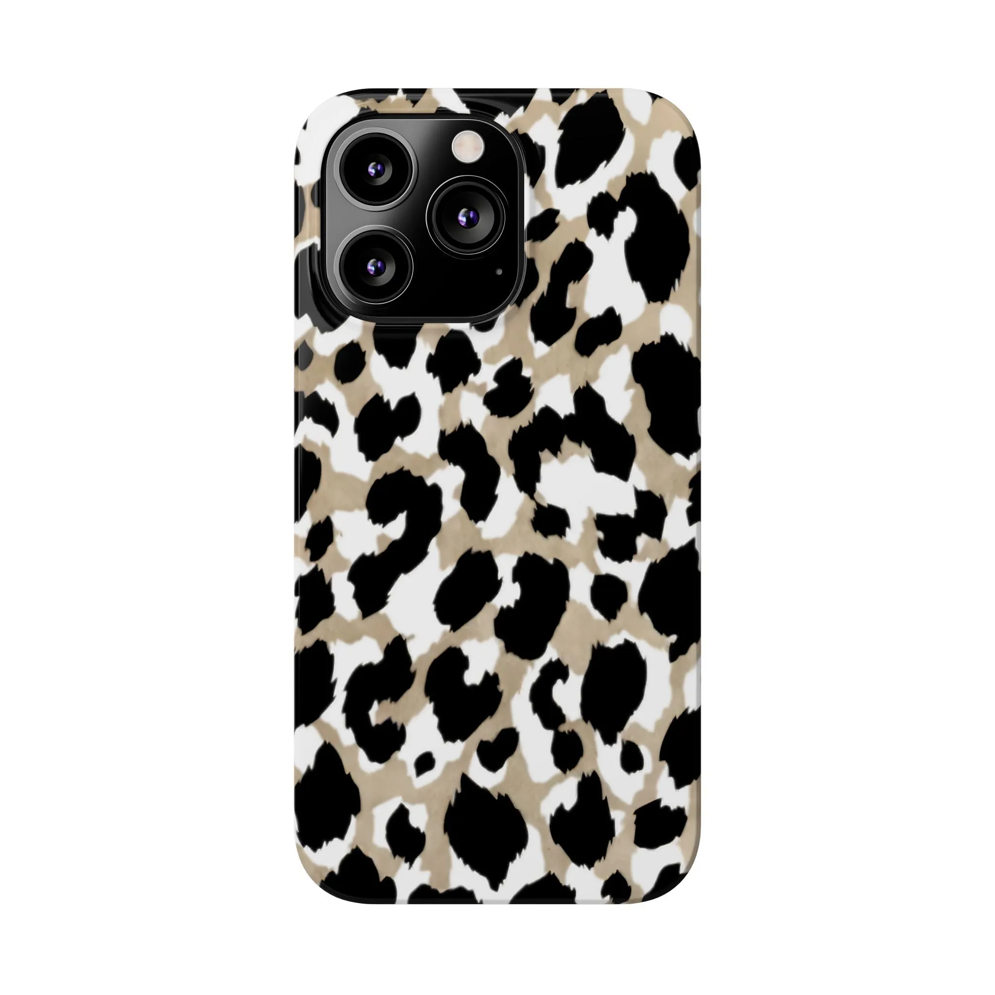 Savanna Noir Spots Slim iPhone Cases