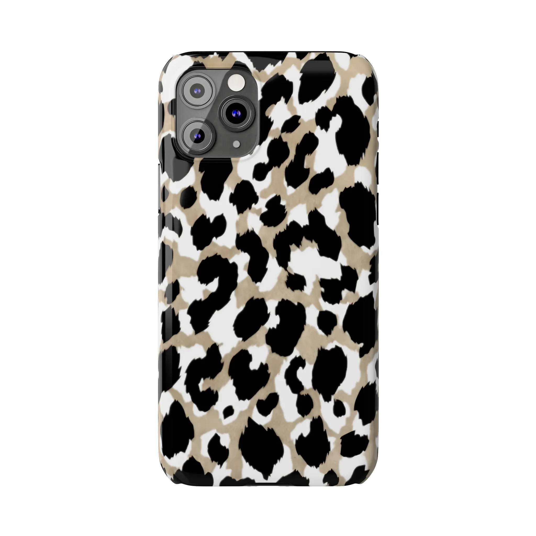 Savanna Noir Spots Slim iPhone Cases