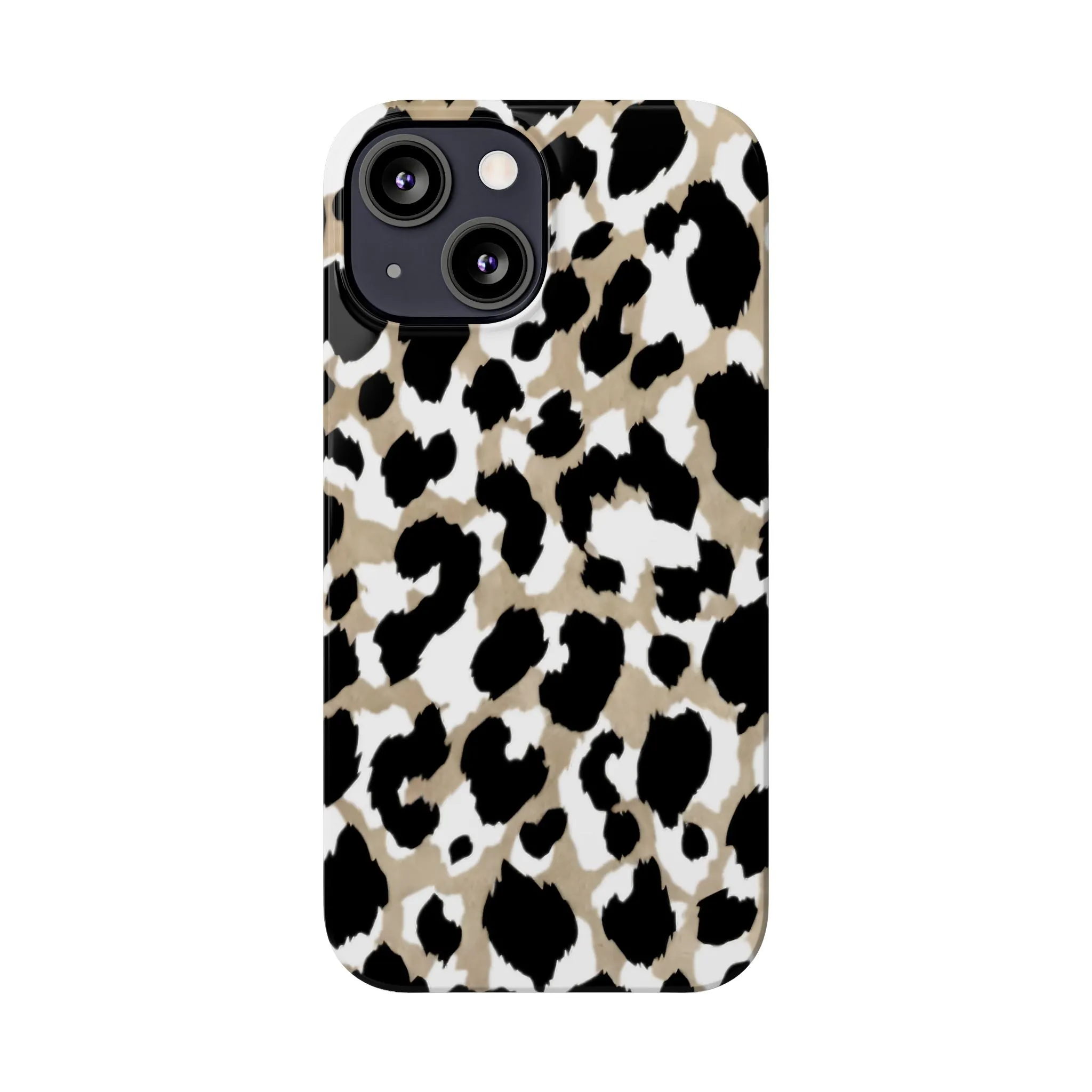 Savanna Noir Spots Slim iPhone Cases