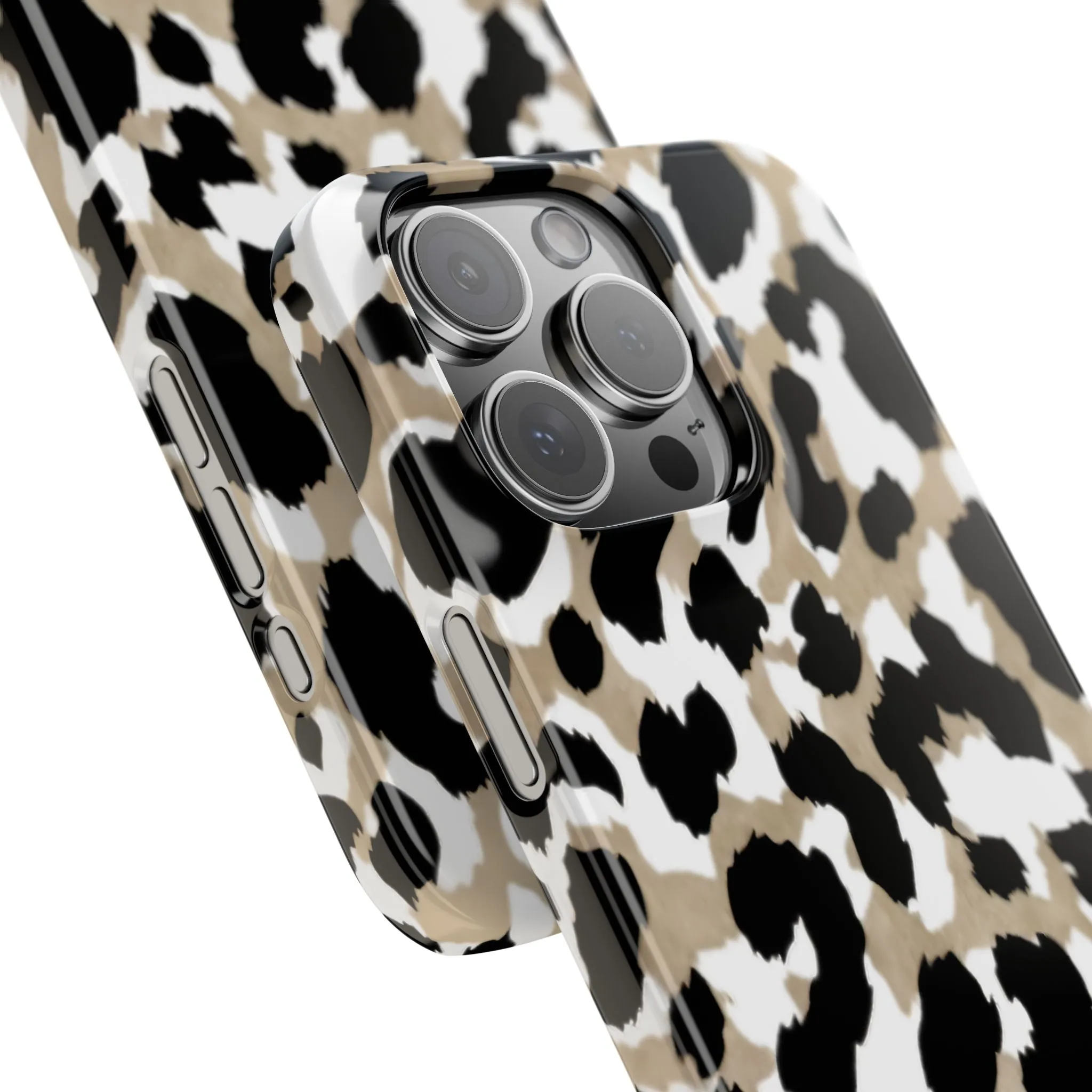 Savanna Noir Spots Slim iPhone Cases