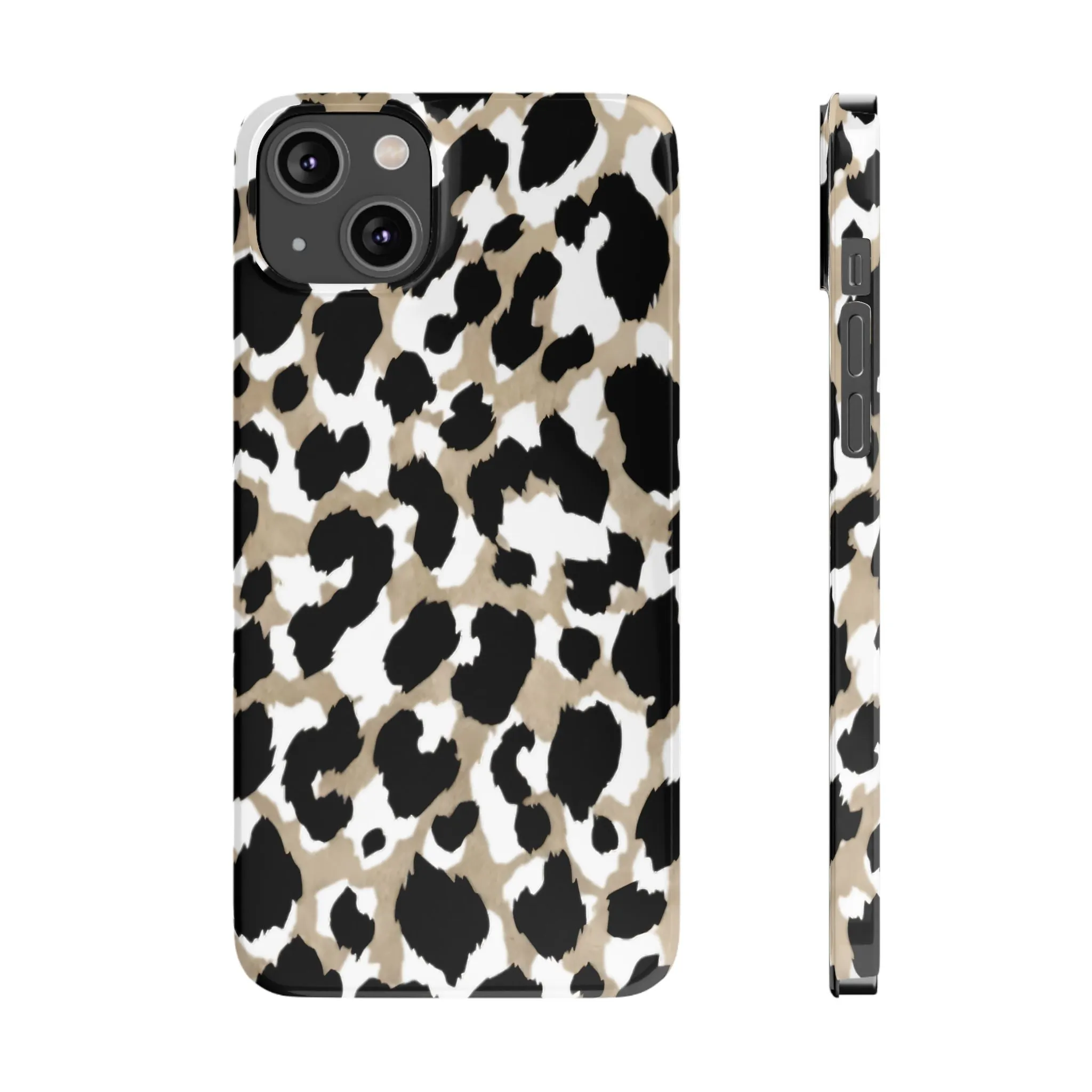 Savanna Noir Spots Slim iPhone Cases