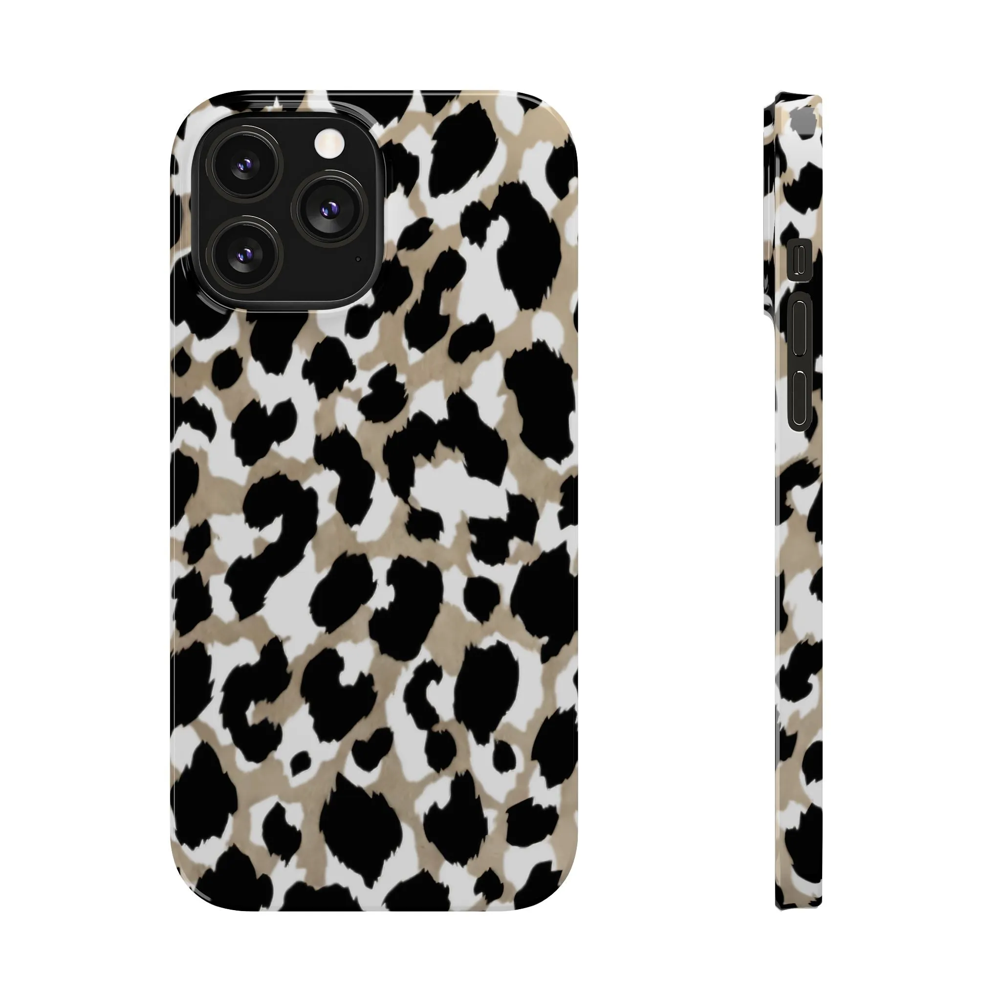 Savanna Noir Spots Slim iPhone Cases