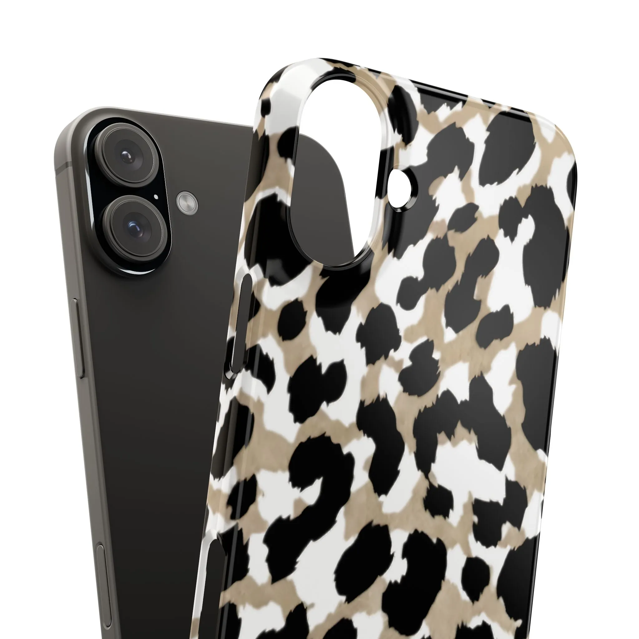 Savanna Noir Spots Slim iPhone Cases