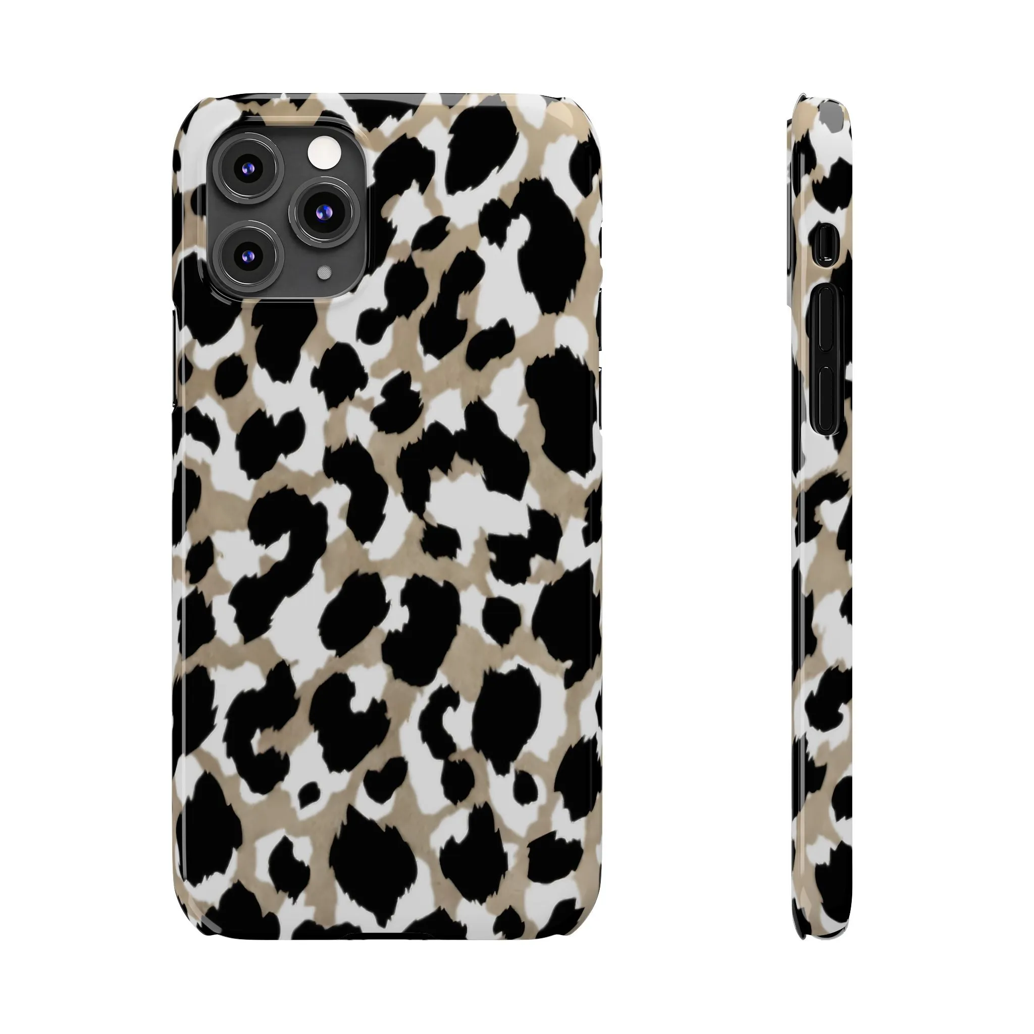 Savanna Noir Spots Slim iPhone Cases