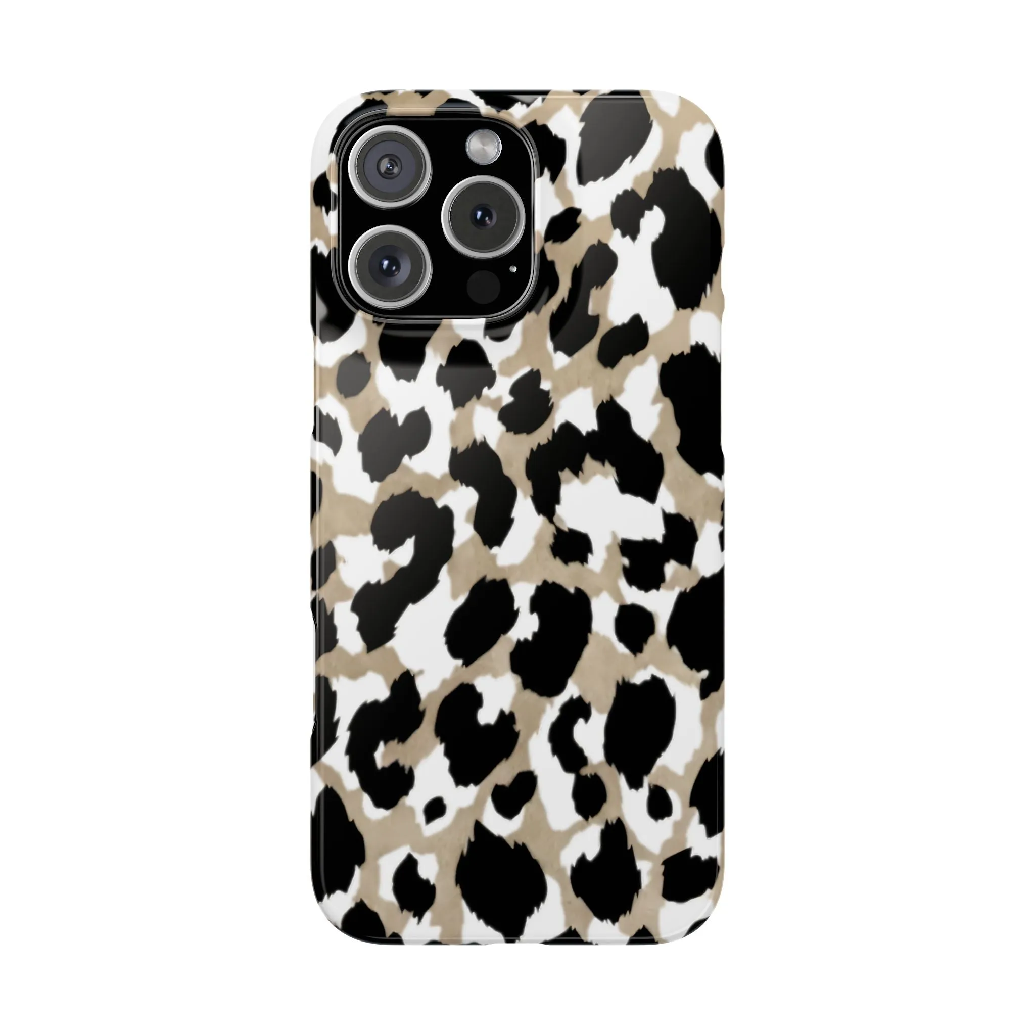 Savanna Noir Spots Slim iPhone Cases