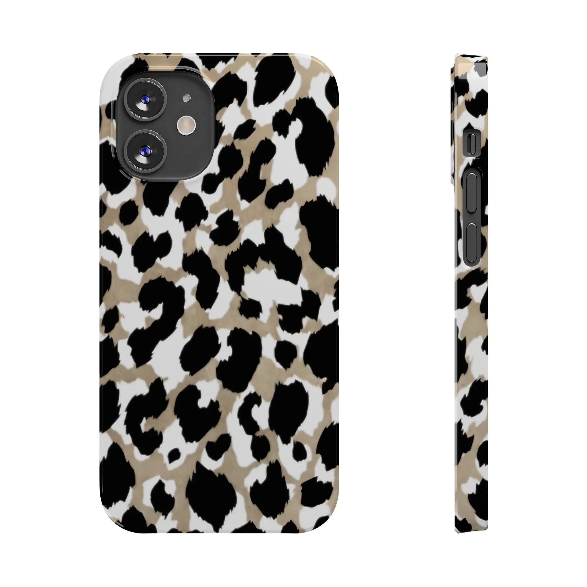 Savanna Noir Spots Slim iPhone Cases