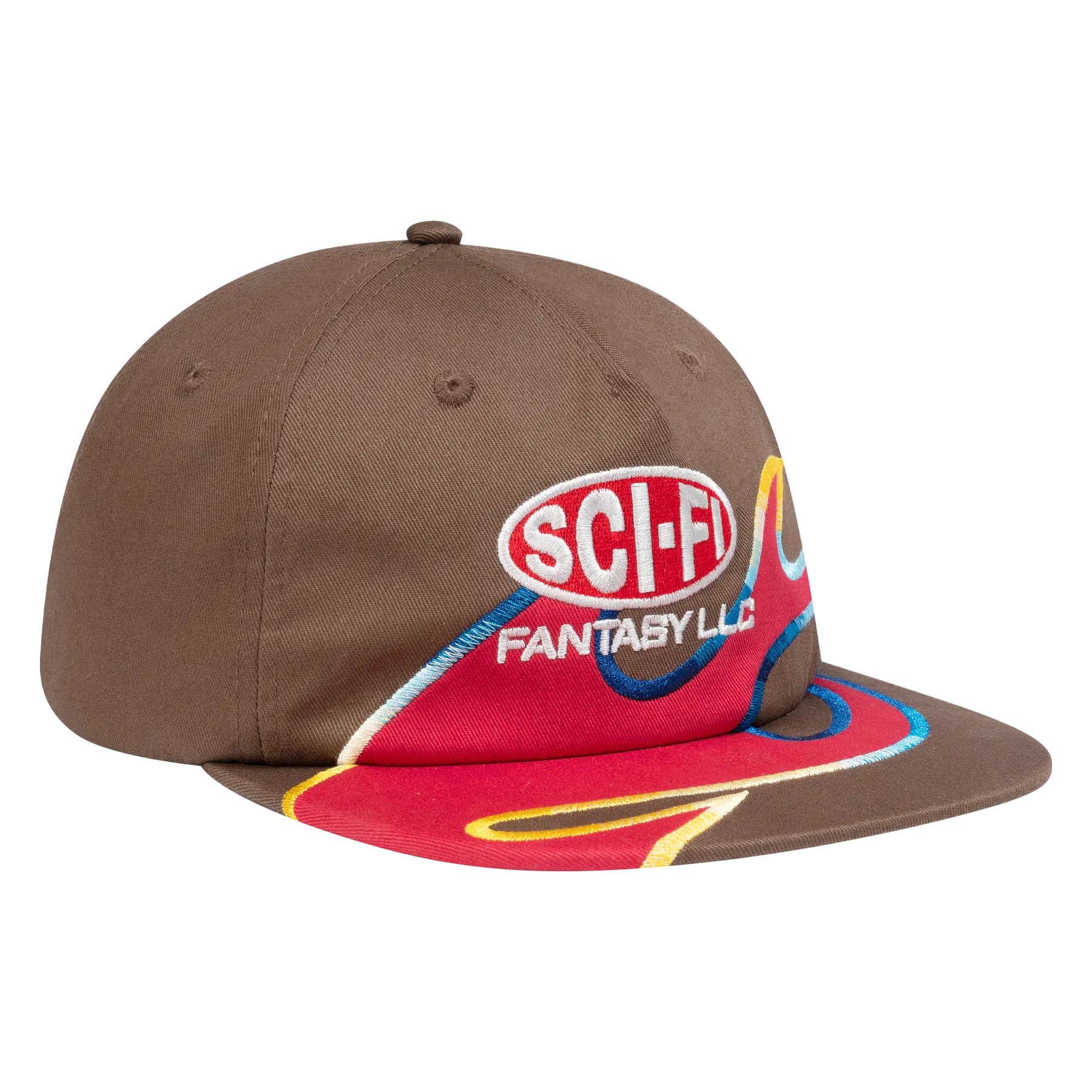 SCI-FI FANTASY FLAME LLC HAT BROWN