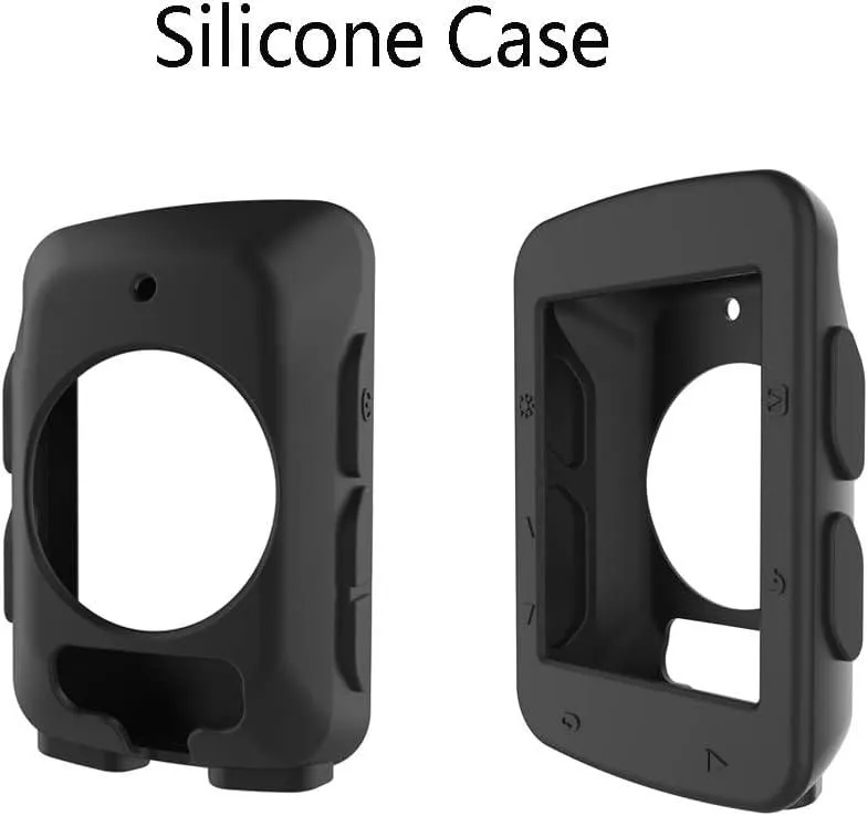 Silicone Case for Garmin Edge 520/520 /820/820  with Screen Protector (GPS Computer Accessories)