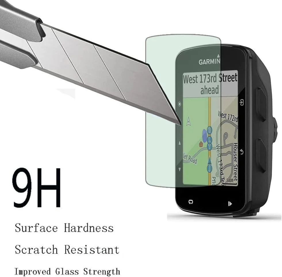 Silicone Case for Garmin Edge 520/520 /820/820  with Screen Protector (GPS Computer Accessories)