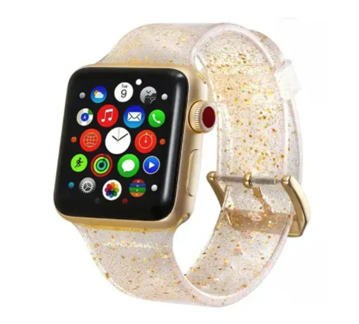 Silicone watch strap