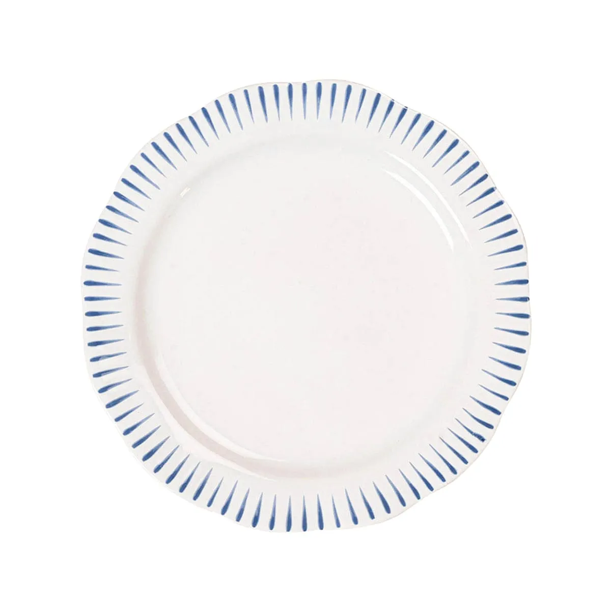 Sitio Stripe 16pc Place Setting - Delft Blue