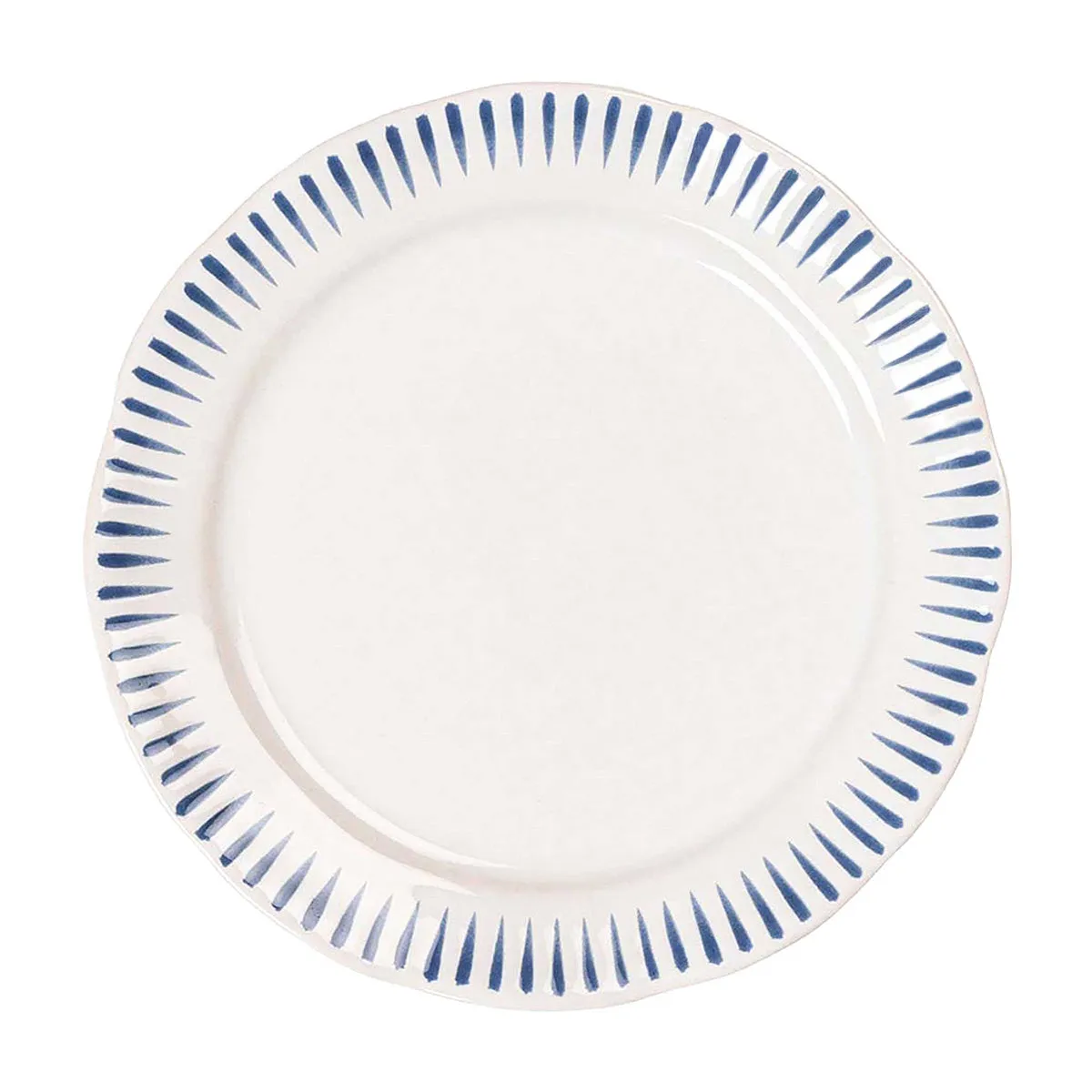 Sitio Stripe 4pc Place Setting with Mug - Delft Blue