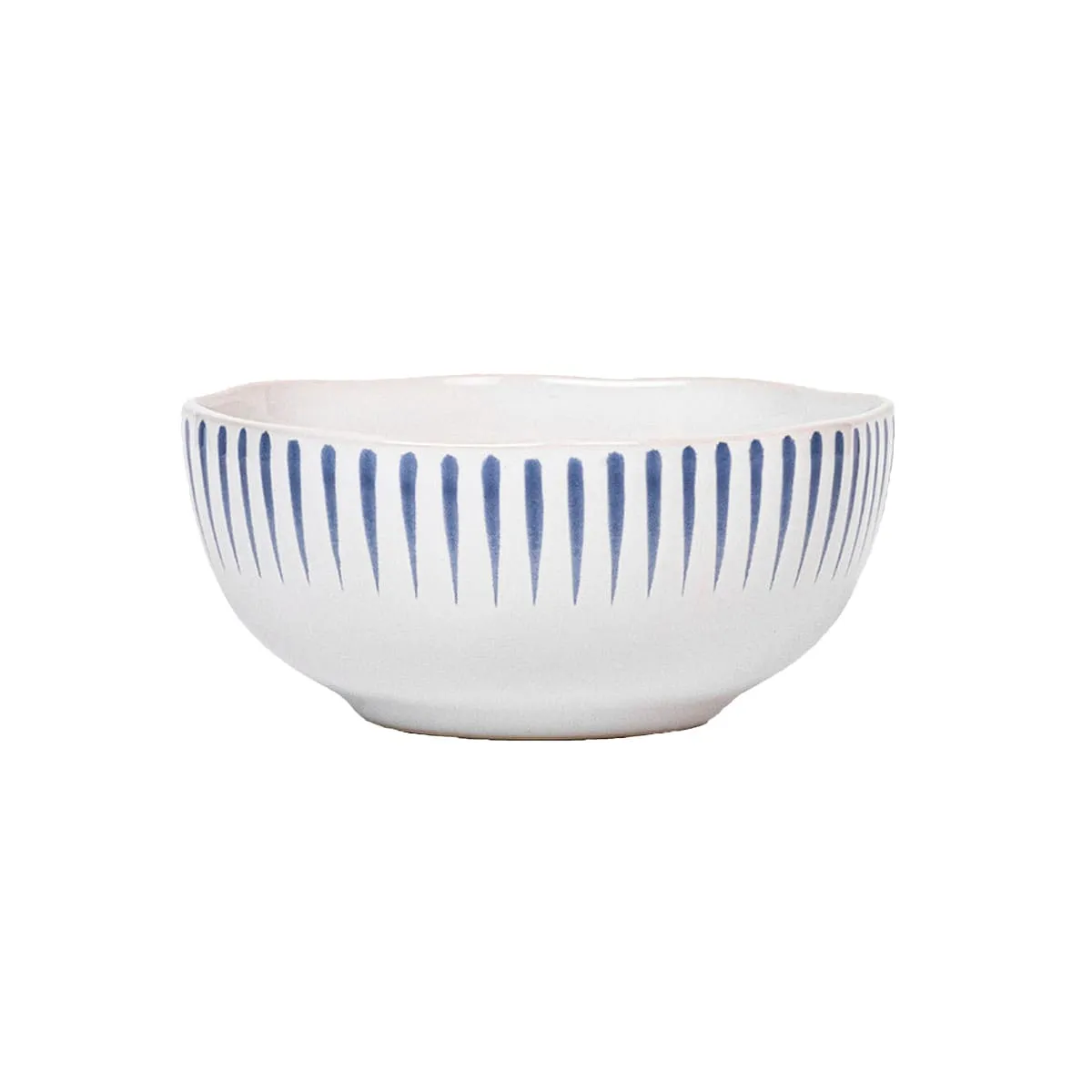 Sitio Stripe Cereal/Ice Cream Bowl - Delft Blue