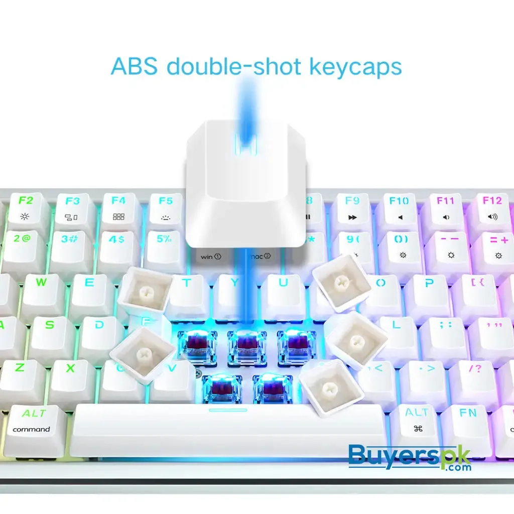 Sk84k White (abs Keycaps) Switches: Red