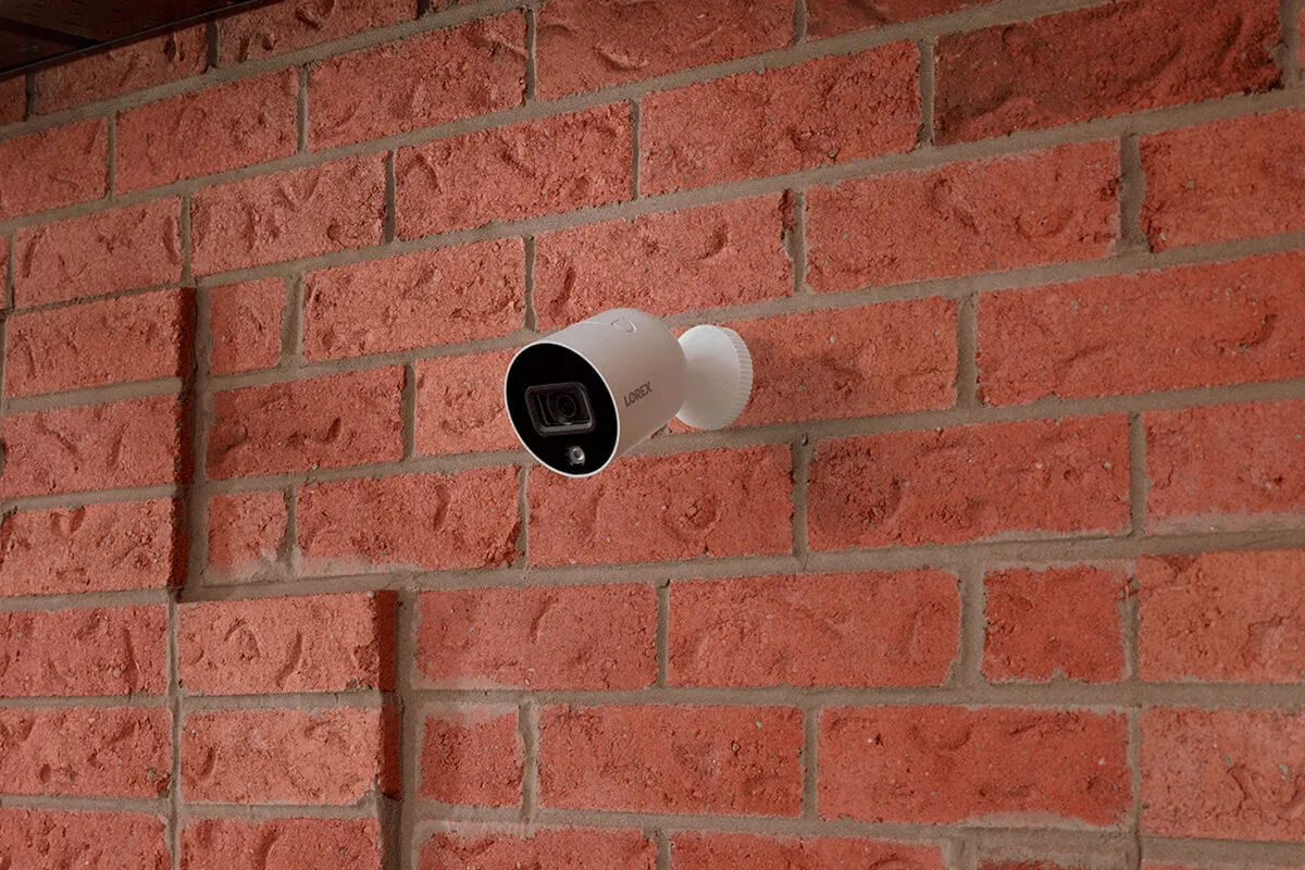 Smart Indoor/Outdoor 1080p Wi-Fi Camera With Smart Deterrence and Color Night Vision