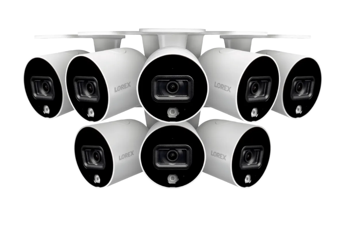 Smart Indoor/Outdoor 1080p Wi-Fi Camera With Smart Deterrence and Color Night Vision