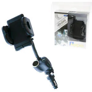 Smartphone Mobile Phone Holder With 12V Socket, USB Adjustable Arm APH350S