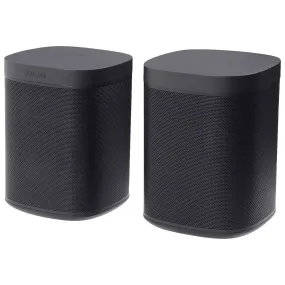 Sonos One SL - Home Wi-Fi Speaker (2-Pack) - Shadow Edition Black