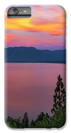 South Lake Tahoe Sunset By Brad Scott - Phone Case