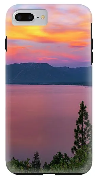 South Lake Tahoe Sunset By Brad Scott - Phone Case