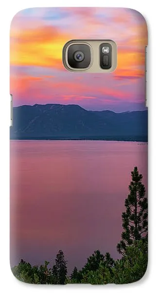 South Lake Tahoe Sunset By Brad Scott - Phone Case