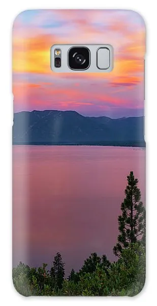 South Lake Tahoe Sunset By Brad Scott - Phone Case